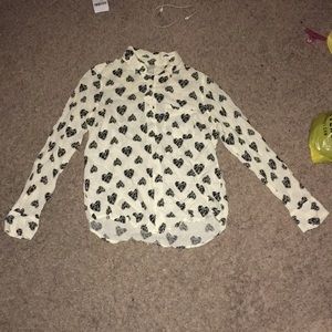 Long sleeve Forever21 buttoned up Blouse